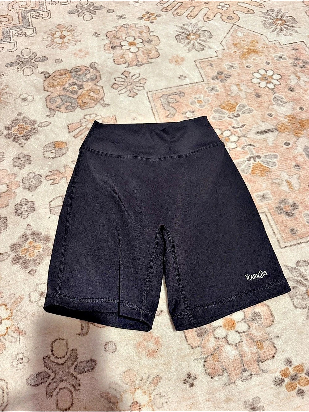 Youngla Black Bike Shorts
